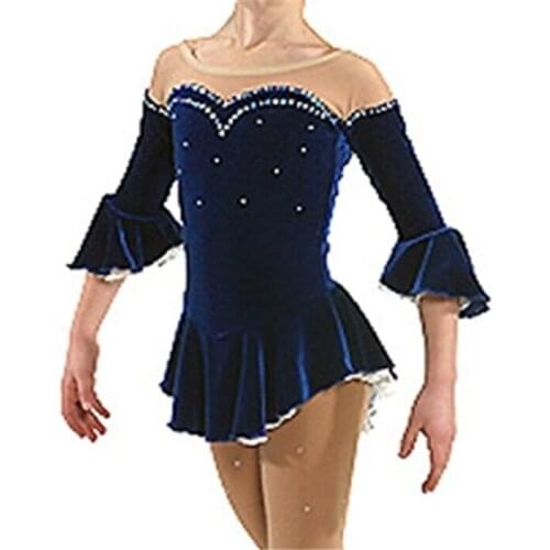 2016 Competition Figure Ice Skating Dresses For Women With Spandex Beautiful New Brand Figure Skating Competition Dress DR2560