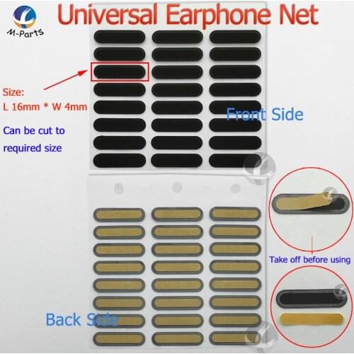 10~100pcs / Lot Universal Earpiece Net Anti Dust Proof Mesh For Apple Samsung Sony LG Huawei Xiaomi Vivo Redmi Oppo etc Sticker