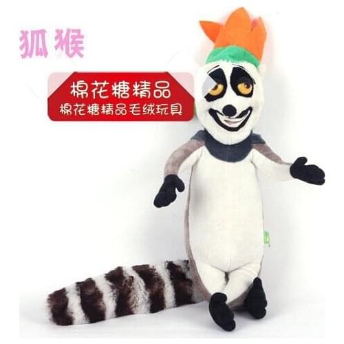 35 cm lovely lemur plush toy cartoon Madagascar lemur doll, Christmas gift b4591