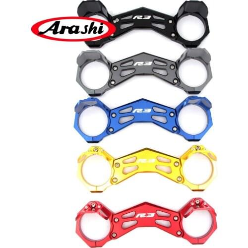 Arashi For YAMAHA YZF R3 / R25 2014-2016 YZF-R3 2014 2015 2016 CNC Motorcycle Front Fork Bracket Shock Absorber Damper