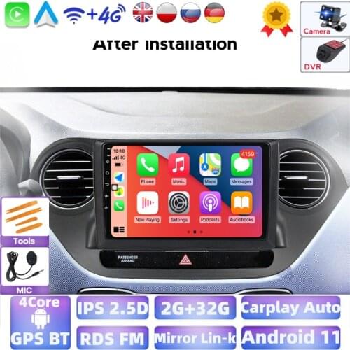 4core 2din Android Car Radio For Hyundai I10 2013-2016 Auto radio Car Multimedia Video Player GPS Navigation Car Dvd Player