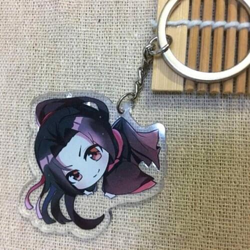 Cartoon Hot Anime Mo Dao Zu Shi Keychain Grand-Master of Demonic Holder Fashion Cultivation Keyrings Jewelry Christmas Gift