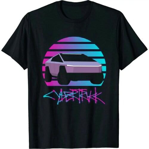 Cybertruck Cyber Truck Graffiti Future Aesthetic T-Shirt S-3XL
