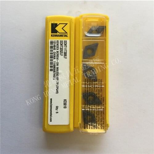DCMT11T308LF KC5010 Original Kennametal Carbide Inserts Turning Inserts Lathe Tools 10Pcs/Lot