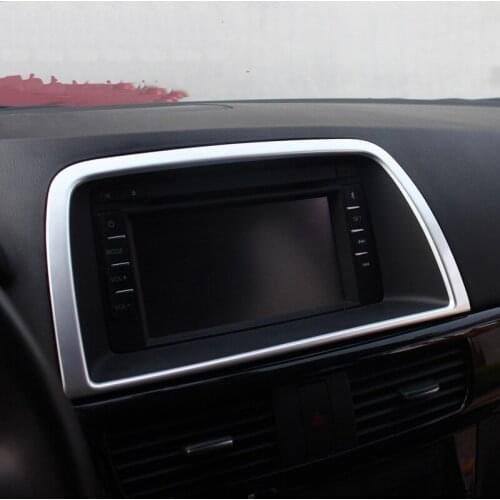 For Mazda CX-5 CX5 2012-2016 ABS Matte Inside Interior Dashboard Center Control Cover Trim Car styling Accessory 1pcs