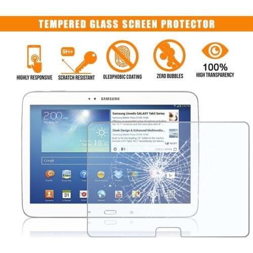 For Samsung Galaxy Tab 3 10.1 P5200 GT-P5210 Full Tablet Tempered Glass 9H Premium Anti-fingerprint Film Protector Guard Cover