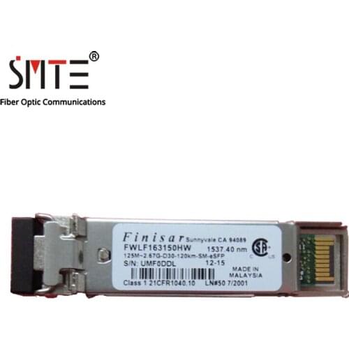 Finisar FWLF163150HW 1537.40NM 125M 2.67G 120KM SM ESFP Fiber Optical Module