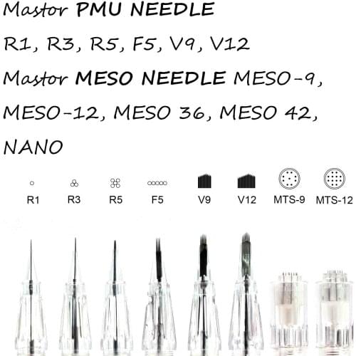 Tattoo Microneedling Meso Mastor Machine Micropigmentation Permanent Makeup Needles