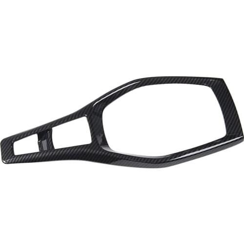 Carbon Fiber Gear Shift Box Knob Panel Cover Trim for Chevrolet Camaro 2017-2021