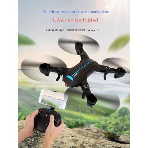 BLLRC 4-channel 6-axis one-touch back to headless mode remote drone A6 Foldable WIFI 0.3MP, 2.0MP camera RC quadcopter