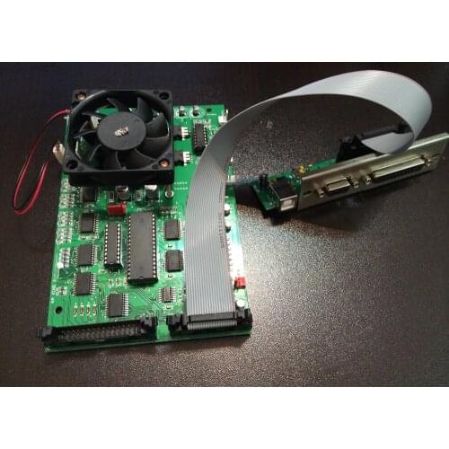 Free shipping,Cutting plotter mainboard+connect cable+interface board with serial port and COM port,vinyle cutter board
