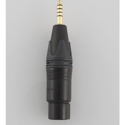 New NEUTRIK 4 Pin XLR Female to 4.4mm Balanced Male Gold-Plated Adapter Male female Plug