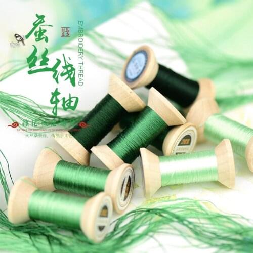 New Item Chinese 100% Silk Embroidery Thread Yarn embroidery floss for Sewing Article Wooden packing
