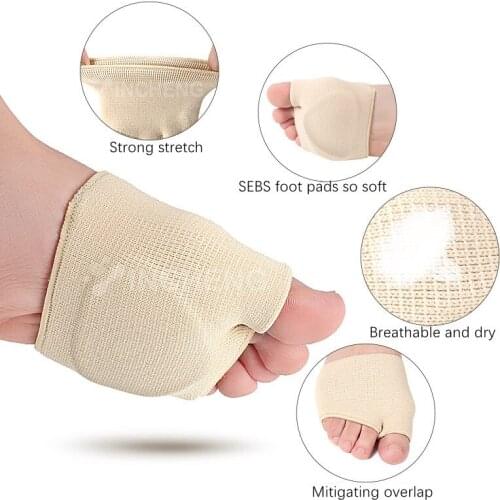 Metatarsal Toes Forefoot Pads for Women High Heels Half Insoles Calluses Corns Foot Pain Care Absorbs Shock Socks Toe Pad Insert