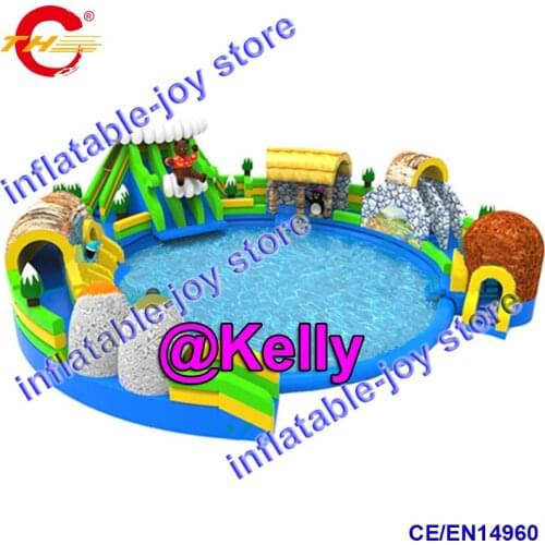Outdoor giant commercial inflatable water park for sale, professional inflatable water playground factory, summer inflatable toy
