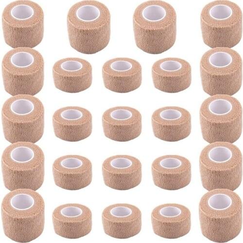 24 Pcs Self-Adhesive Bandage 1 Inch 2 Inch Elastic Self-Adhesive Tape Sports Bandage For Sport Injurie And Pet Treatment