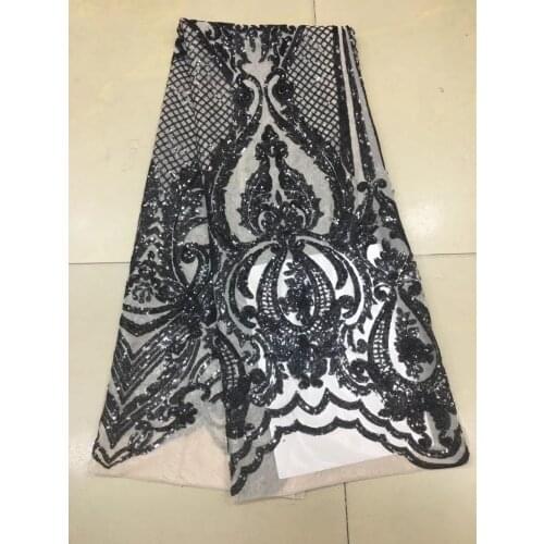 SYJ-91616 nigerian soft lace fabrics for wedding Embroidered tulle lace high quality 5yard/lot