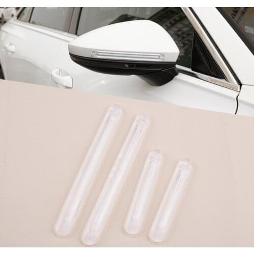 New 4Pcs/Set Universal Clear Car Door Edge Scratch Anti-collision Protector Guard Strip