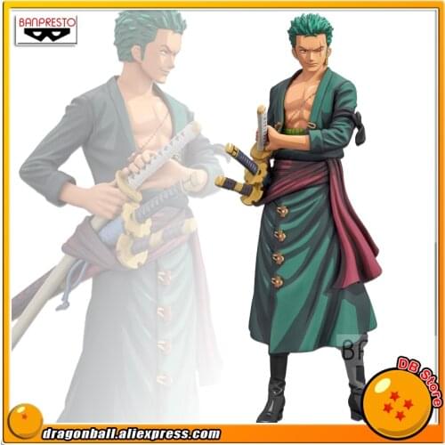 Japan Anime "ONE PIECE" Original Banpresto Grandista Collection Figure - Roronoa Zoro MangaColor ver