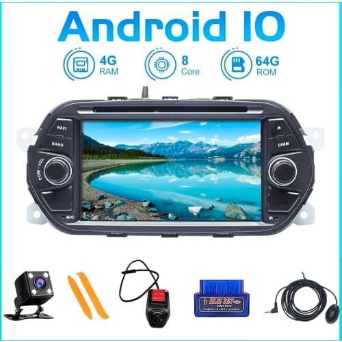 Car Player Android 10.0 Auto Radio For Fiat TIPO EGEA 2015-2017 4GB+64GB Flash 8 Octa Core/2+16GB Car GPS Navigation Accessories