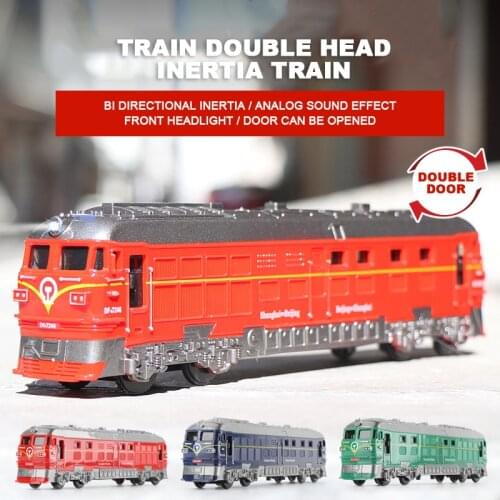 1/18 Train Wheel Locomotive Sounding Flashing Mini Plastic Toy for Children Kids Boy Gift