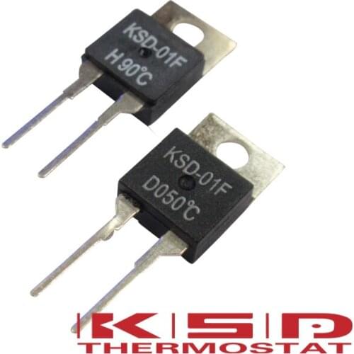 5PCS JUC-31F/KSD-01F 55 55C degree celsius normally open close thermal control temperature protection switch temperature 0-150