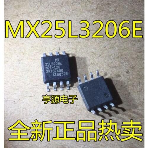 50PCS 25L3206E MX25L3206EM2I-12G MX25L3206E SOP-8