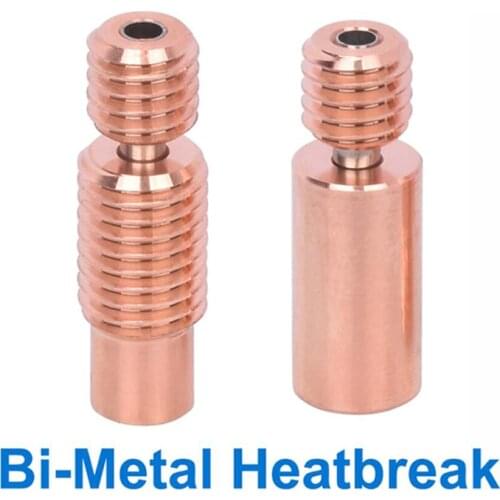 Bi-Metal Heatbreak Bimetal Heat Break For E3D V6 HOTEND Heater Break For Prusa i3 MK3 Sidewinder X1 Genius