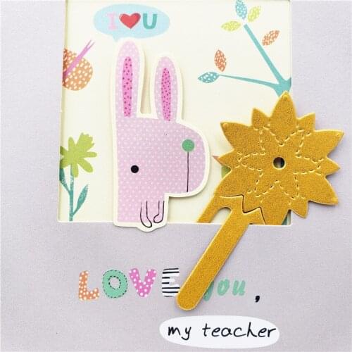 Flowers Bookmarks Mold Scrapbook Paper Craft DIY Knife Mold Carbon Steel Knife Model Embossing Cutting Dies