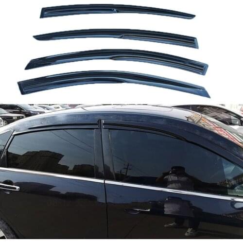 Side Window Deflector Acrylic Sun Rain Deflector Weather Shield for Nissan Altima 2008 2009 2011 2012 Car modification