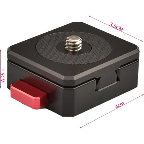 VLOGMAGIC Mini Quick Release Plate System with Self-Locking Mechanism