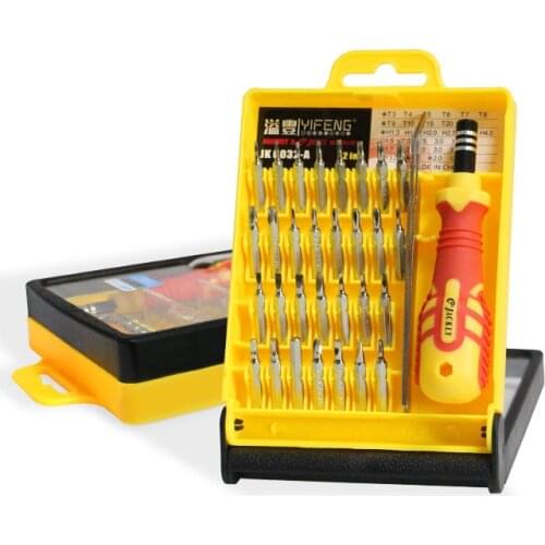 JACKLY JK-6032A Mini Professional Portable Screwdriver Box Set for mobile phone computer Cellphone Laptop DIY repair