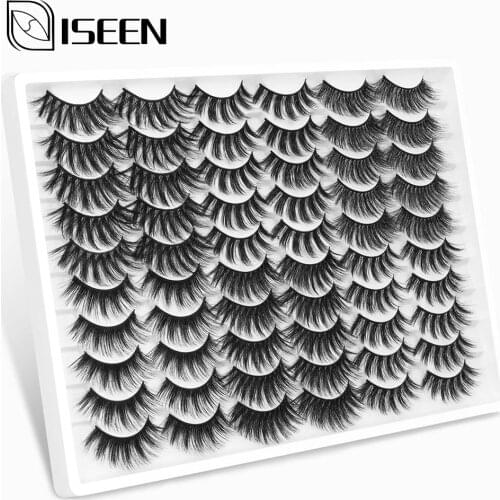 Wholesale Eyelashes 20/30 pairs False Mink Lashes Mix Styles Lash Book Natural 15-25mm Long Eye Makeup Tools Beauty Vendor