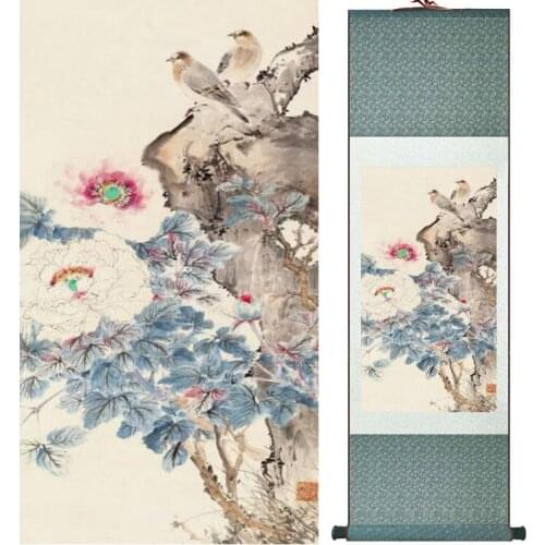 Birds and flower painting home office decoration painting home painting No.033019