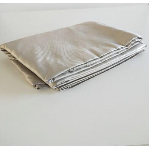 Diamond lattice silver grey radiation-proof fabric can be used as radiation-proof clothing