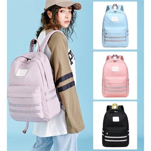 School Bags For Teenage Girls Female Students Travel Laptop Rucksack Nylon Waterproof Bookbags Mochila Escolar Fashion Backpack
