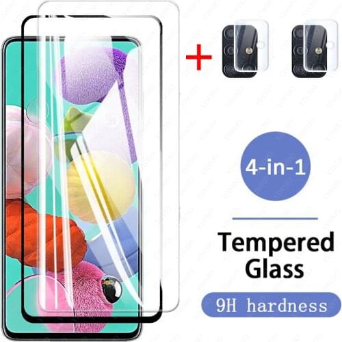 Protective Glass For Samsung Galaxy a51 a 51 51a 5g A515F a517 Screen Protectors Film camera lens Safty Tempered glass
