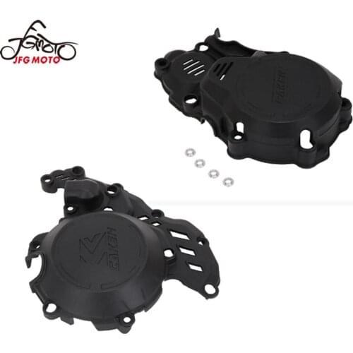 For KTM Husqvarna EXCF FE 250 350 FE250 FE350 EXCF250 EXCF350 2017-2021 Motorcycle Magneto and Engine Cover Guard Protection