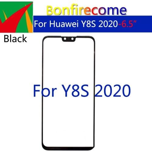 10Pcs\Lot For Huawei Y8s JKM-LX1 JKM-LX2 JKM-LX3 LCD Front Touch Screen Outer Glass Lens Replacement