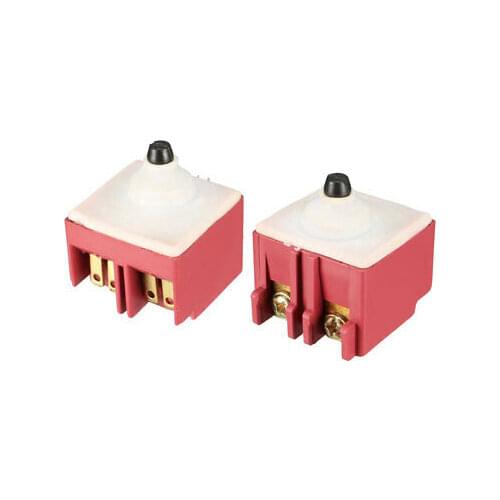2 Pcs FA3-4/2W Trigger Switch AC 250V 6A for Bosch Angle Grinder 6-100