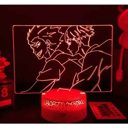 3D Anime Lamp Devilman Crybaby Led Night Light for Bedroom Decor Birthday Gift Manga Night Lamp Devilman Crybaby