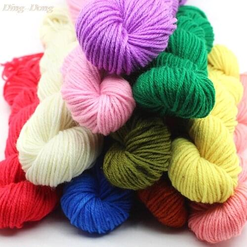 50g Acrylic Yarn Medium Thick Wool Yarn Hand Woven Crochet Slippers Insole
