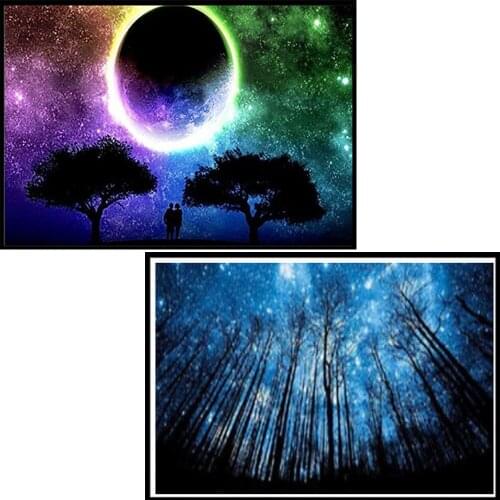 5D diamond painting full diamond landscape round diamond mosaic pattern home decoration DIY handmade