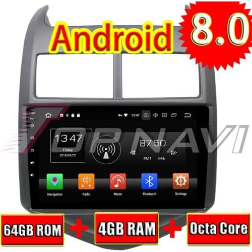 Topnavi Android 8.0 Car Autoradio Player for Chevrolet AVEO 2011 2012 2013 2014 2015 Stereo GPS Navigation 2 Din Stereo NO DVD