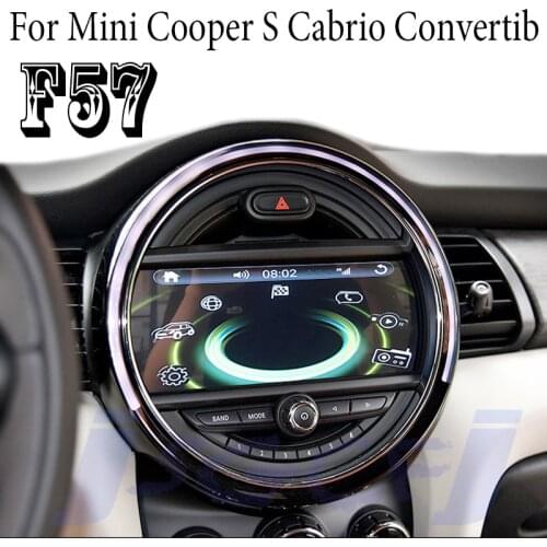 Car Stereo Audio Navigation GPS CarPlay For Mini Cooper S One Cabrio Convertib F57 NBT Idriver Ambient Light 360 BirdView Navi