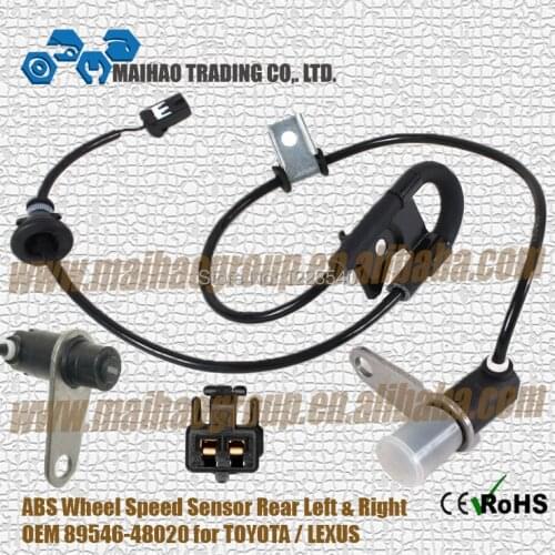 ABS Wheel Speed Sensor Rear Left 89546-48020 8954648020 for TOYOTA HIGHLANDER LEXUS RX300