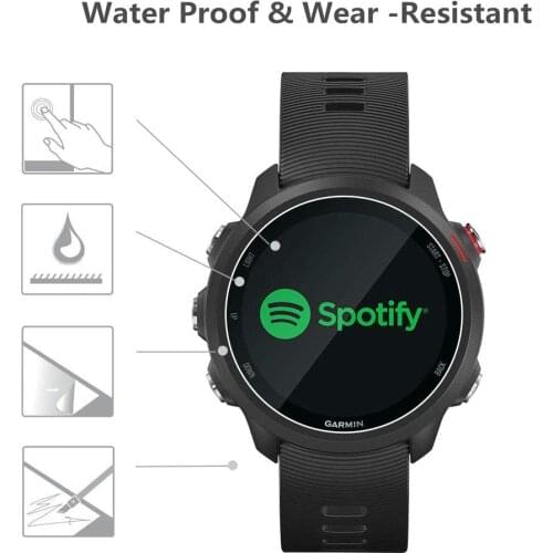 For Garmin Forerunner 245 Tempered Glass Anti-Scratch 9H 2.5D Premium Screen Protector Film For Garmin Forerunner245m SmartWatch