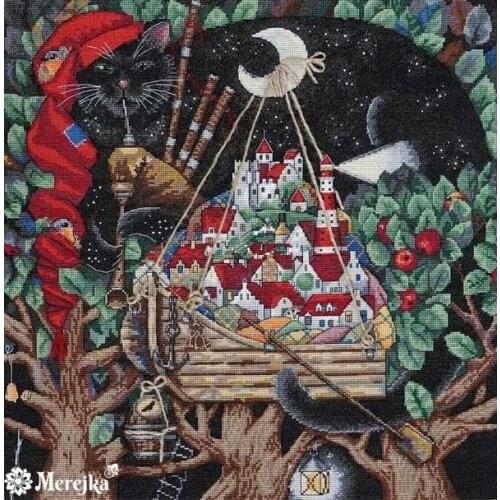 -Ancient Melody 53-53 Counted Cross Stitch 11CT 14CT Cross Stitch Kits Embroidery Needlework Sets
