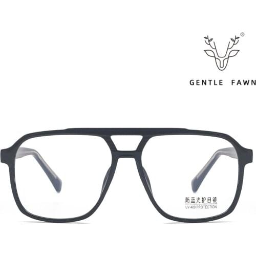 K9081 retro stylish mens eyeglasses frame for myopia anti blue ray lens with eyeglasses case