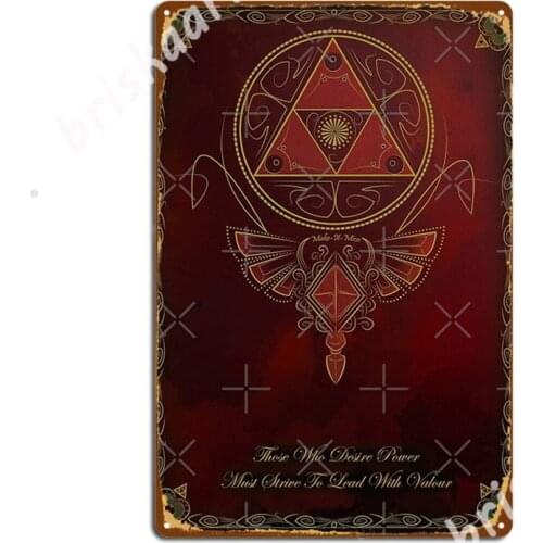 ~Red Power~ Metal Signs Wall Wall Decor Wall Mural personalized Tin sign Posters
